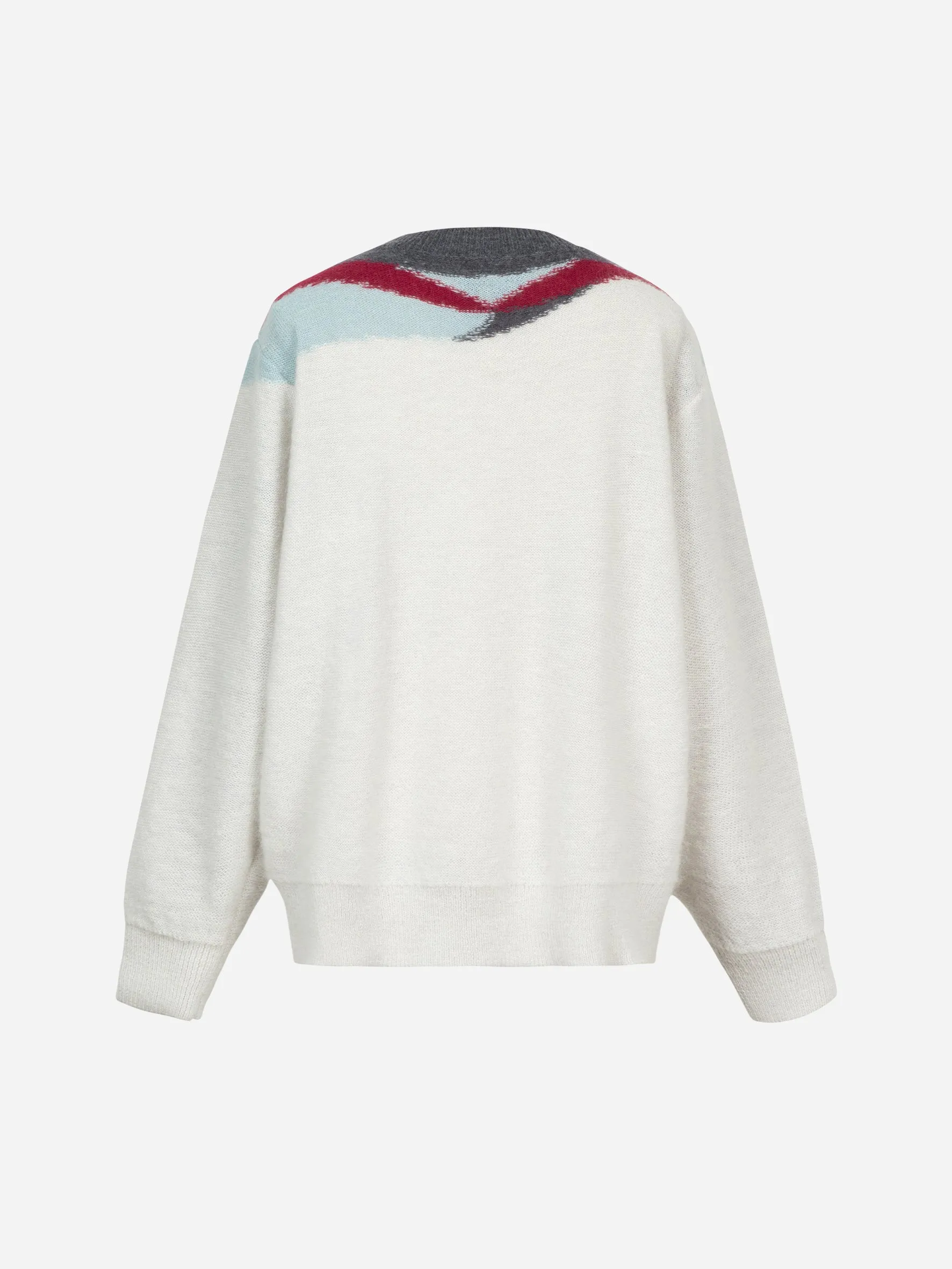 006 - Ellipse Panelled Mohair Sweater