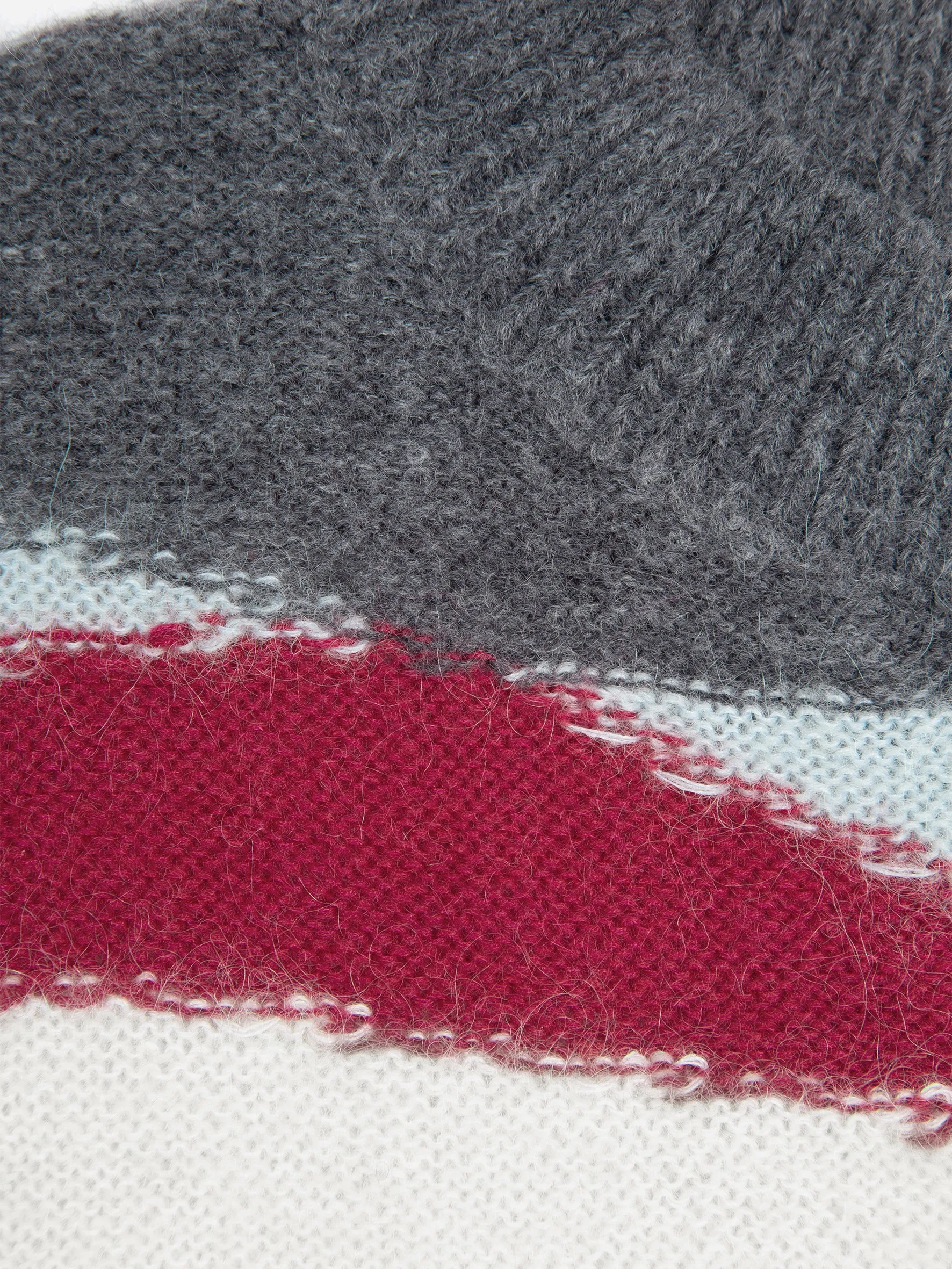 006 - Ellipse Panelled Mohair Sweater