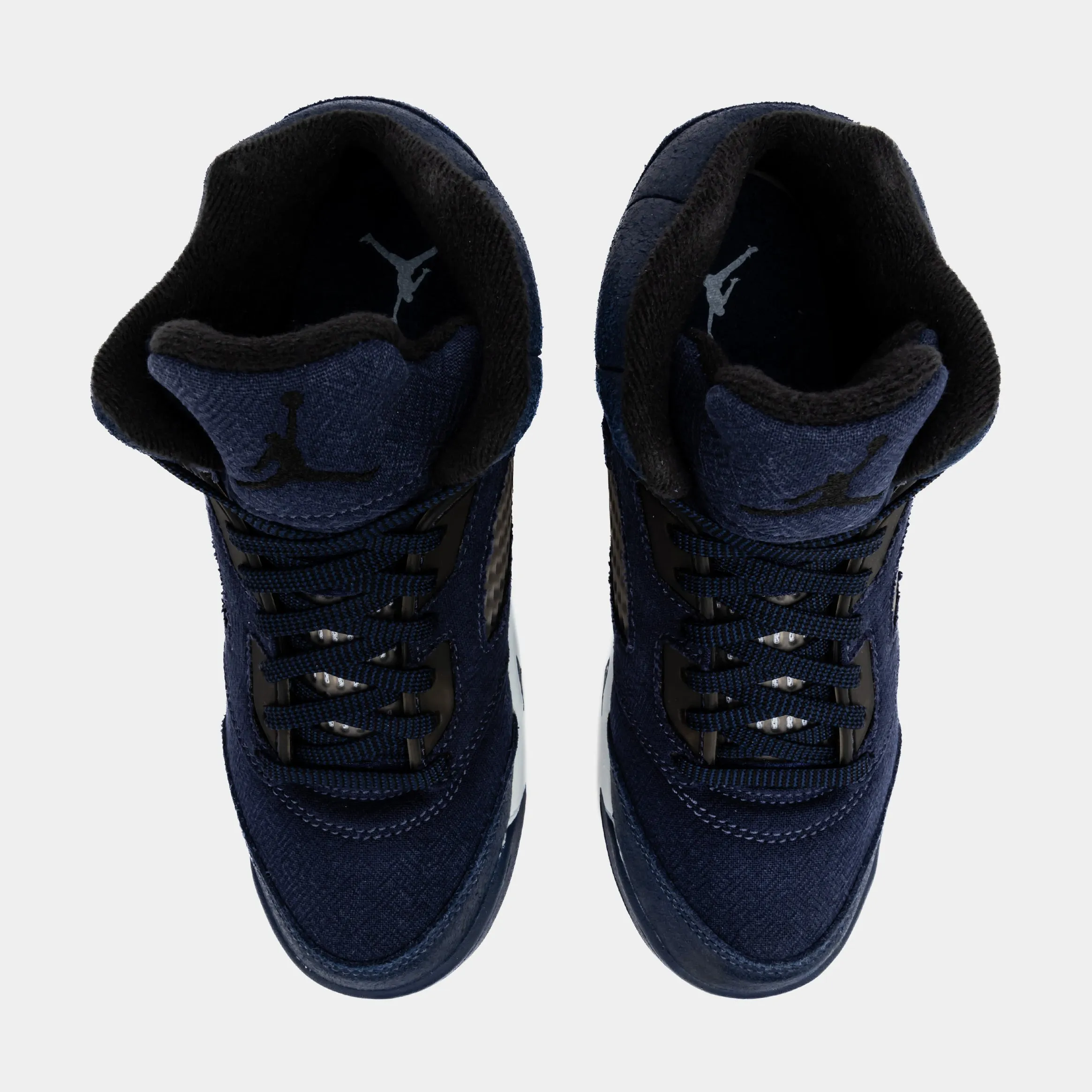 Air Jordan 5 Retro Midnight Navy Preschool Lifestyle Shoes (Midnight Navy/Black/Football Grey)