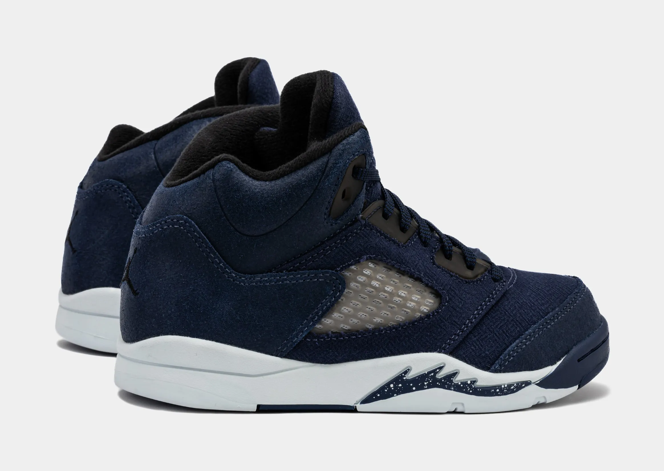 Air Jordan 5 Retro Midnight Navy Preschool Lifestyle Shoes (Midnight Navy/Black/Football Grey)