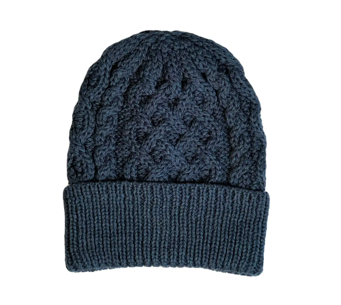 Aran Trellis & Cable Beanie [ 3 Colors ]