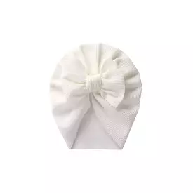 Aster Baby Turban in White