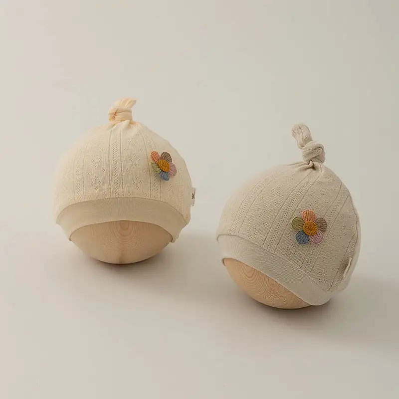 Baby Girls Boys Solid Color Flower Accessories Hats Wholesale 240111126