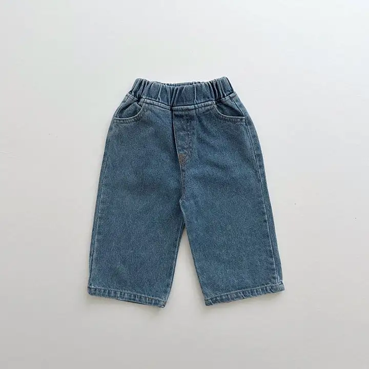 Baby Kid Girls Boys Solid Color Jeans Wholesale 231130148