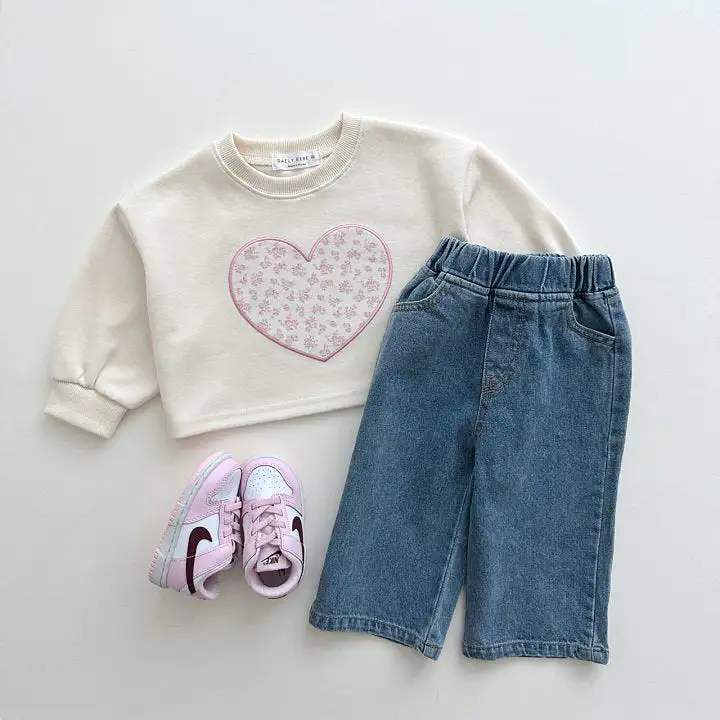 Baby Kid Girls Boys Solid Color Jeans Wholesale 231130148