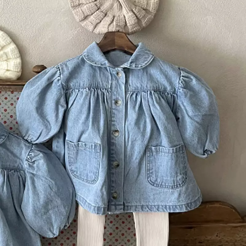 Baby Kid Girls Solid Color Jackets Outwears Wholesale 231130127