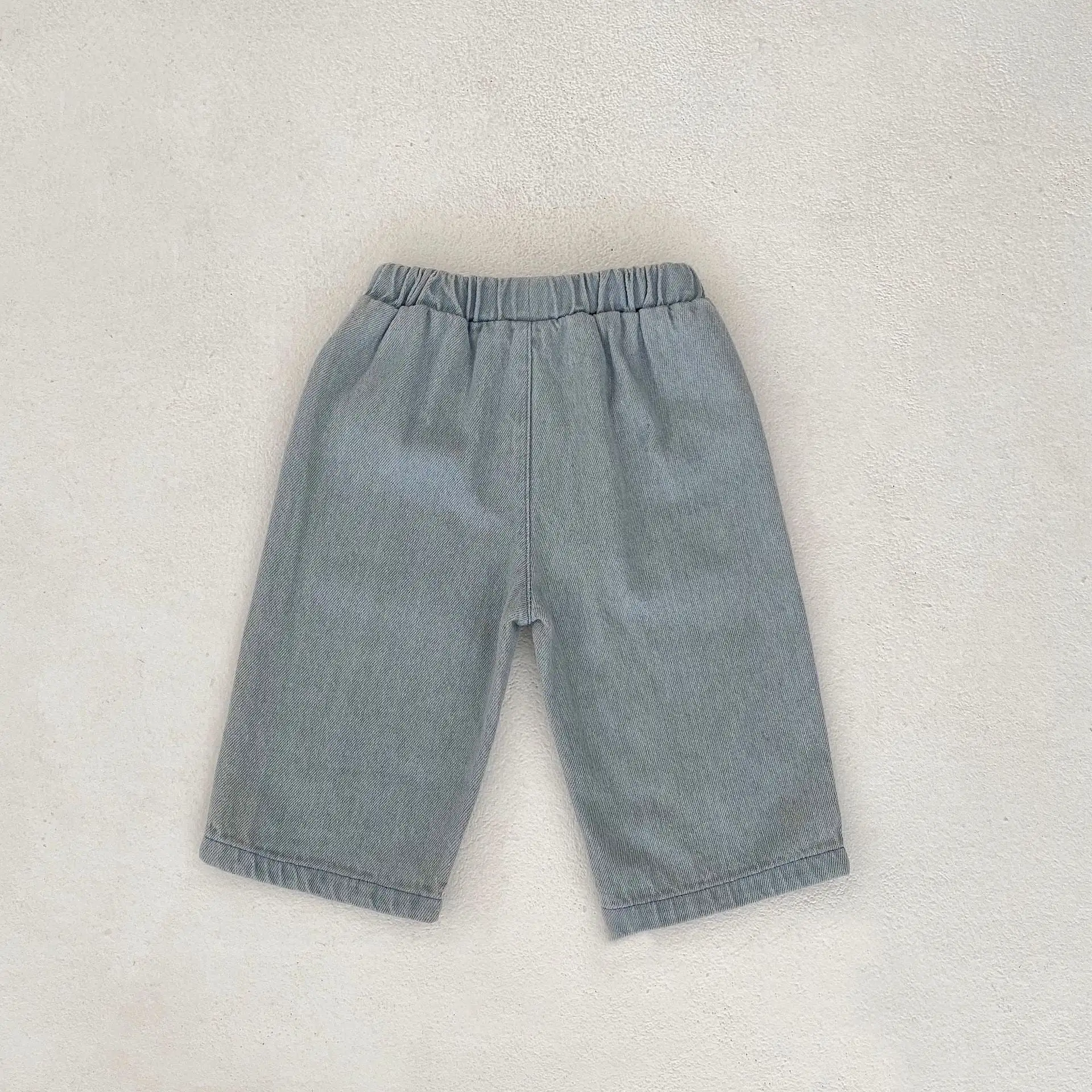 Baby Kid Unisex Solid Color Jeans Wholesale 230828276