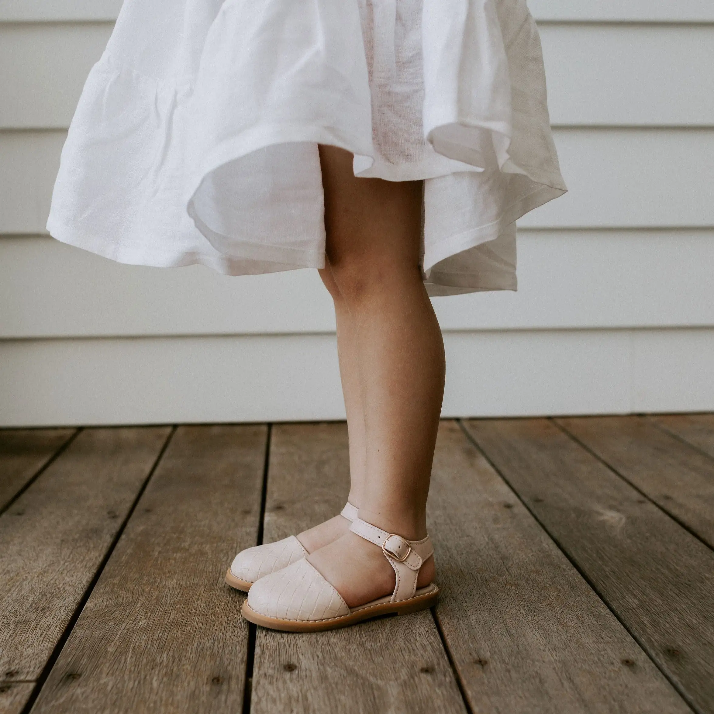 Baby, Toddler & Girls Autumn Sandal - Brooklyn in Cream