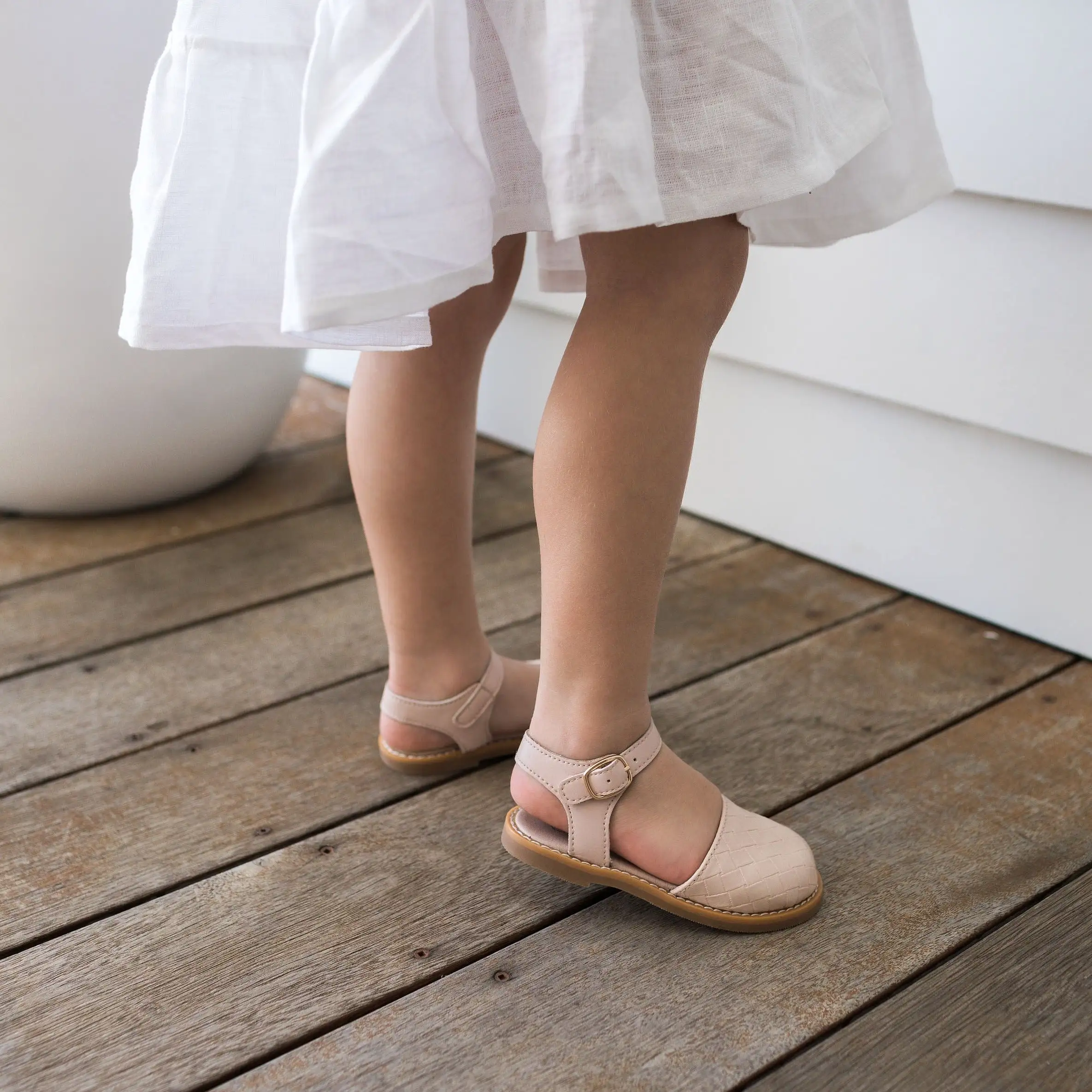 Baby, Toddler & Girls Autumn Sandal - Brooklyn in Cream