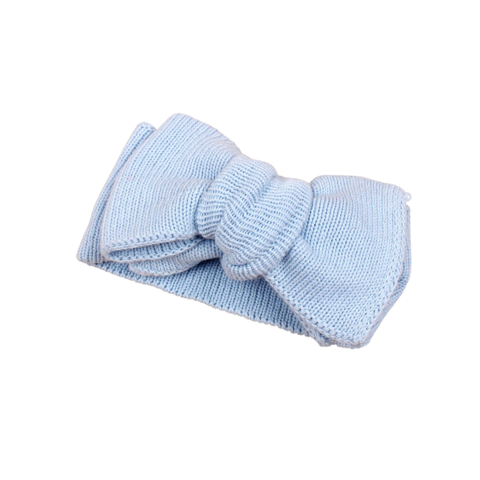 Baby Toddler Big Bow Ariel Headwrap Headband Soft in White