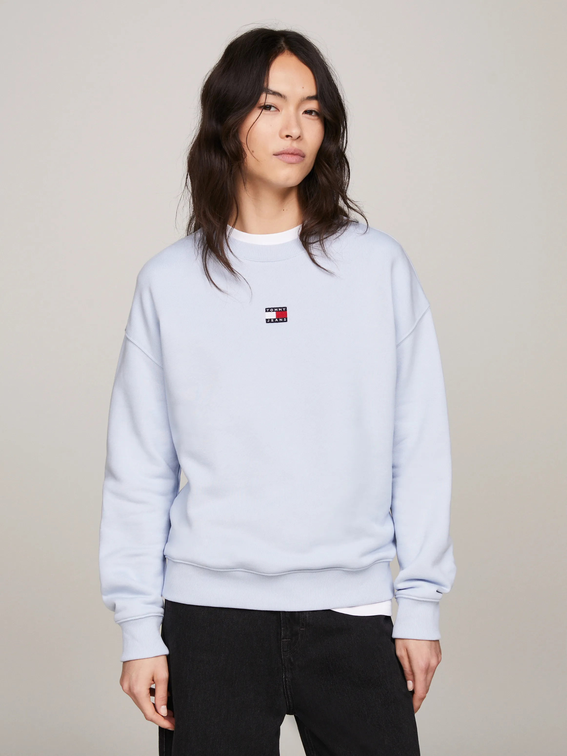 Badge Terry Boxy Fit Sweatshirt | Sweatshirts & Hoodies | Tommy Jeans