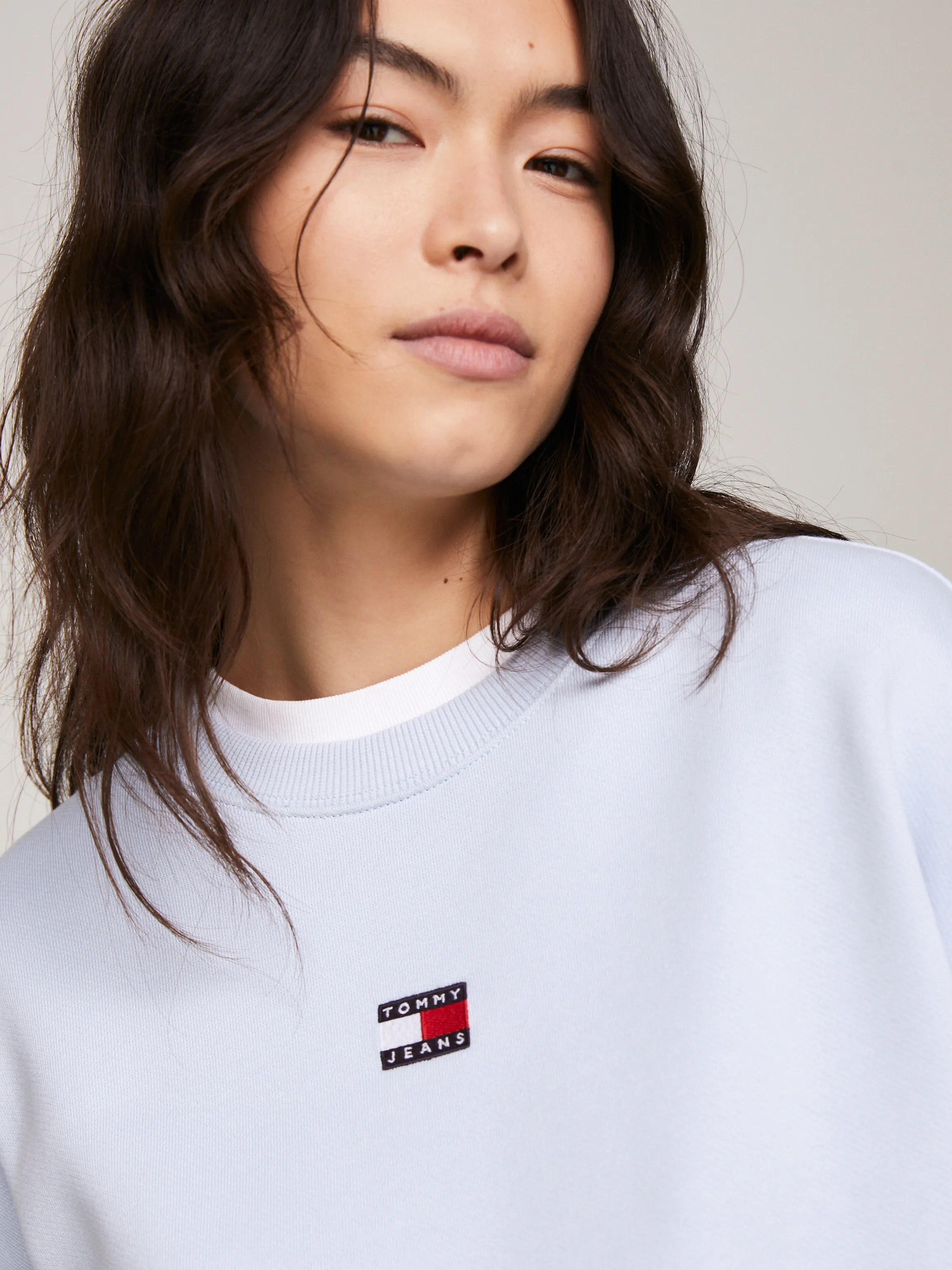 Badge Terry Boxy Fit Sweatshirt | Sweatshirts & Hoodies | Tommy Jeans