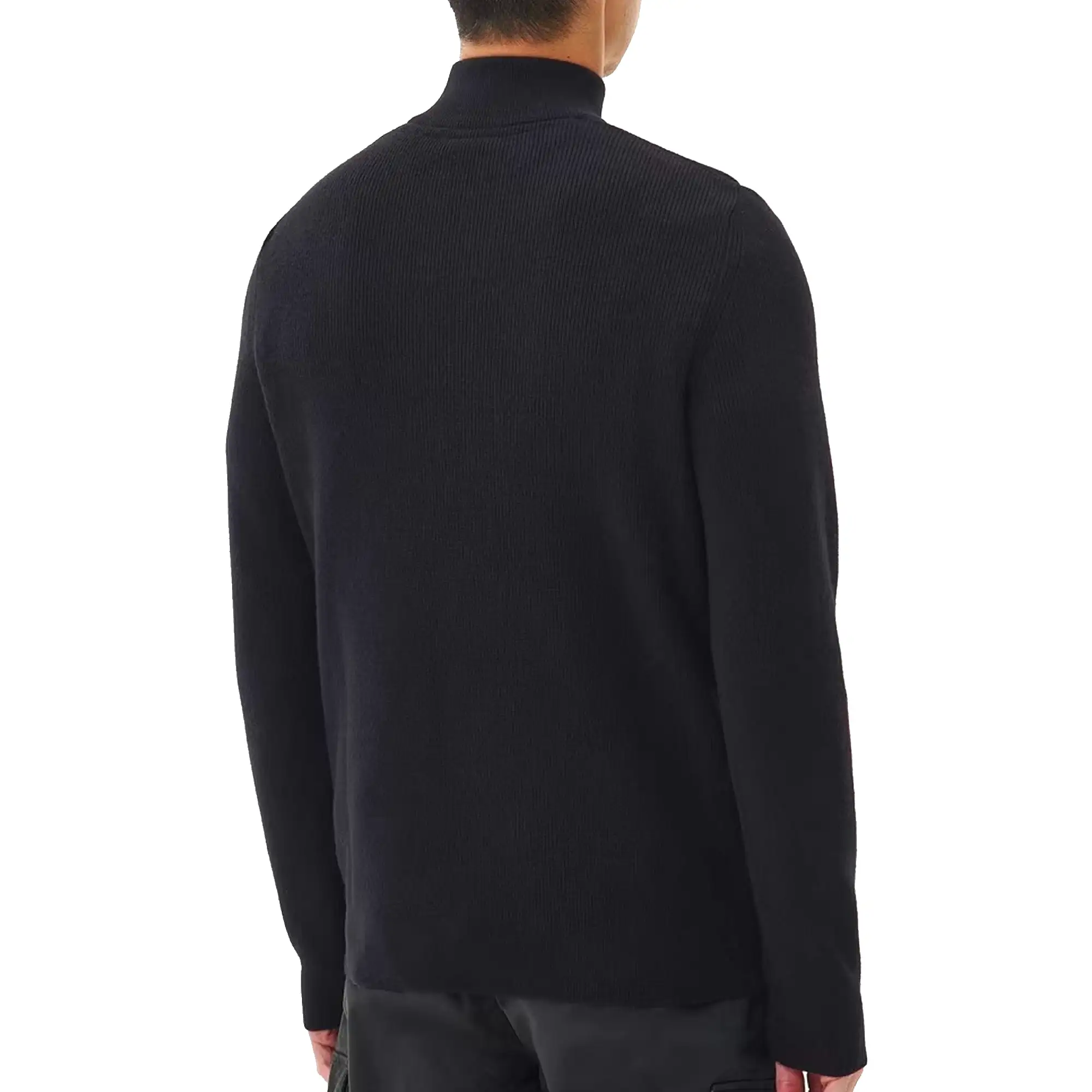 Barbour International Corser Half Zip Knit - Black