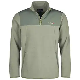 Barbour Wyre Half Zip Fleece - Light Moss