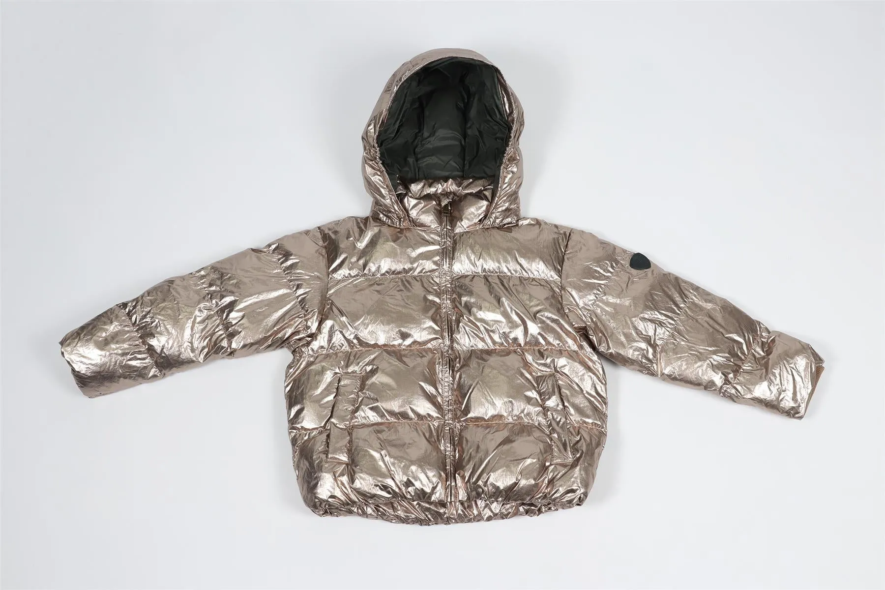 BONPOINT BRONZE KIDS GIRLS PADDED JACKET 10 YEARS