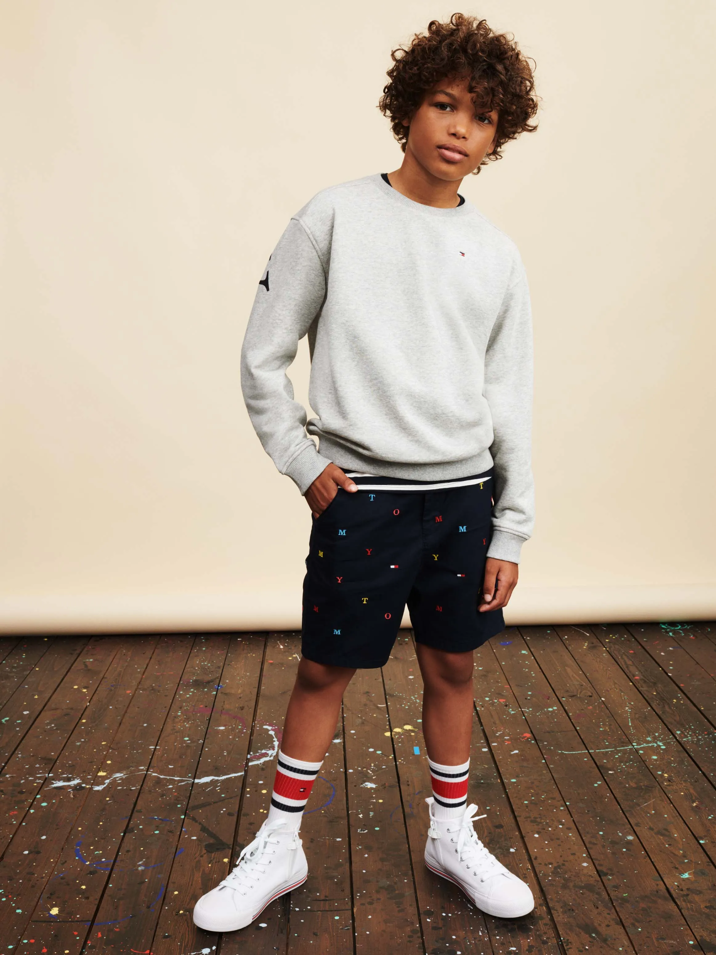 Boys 3-7 Back Logo Sweatshirt | Sweatshirts & Hoodies | Tommy Kids