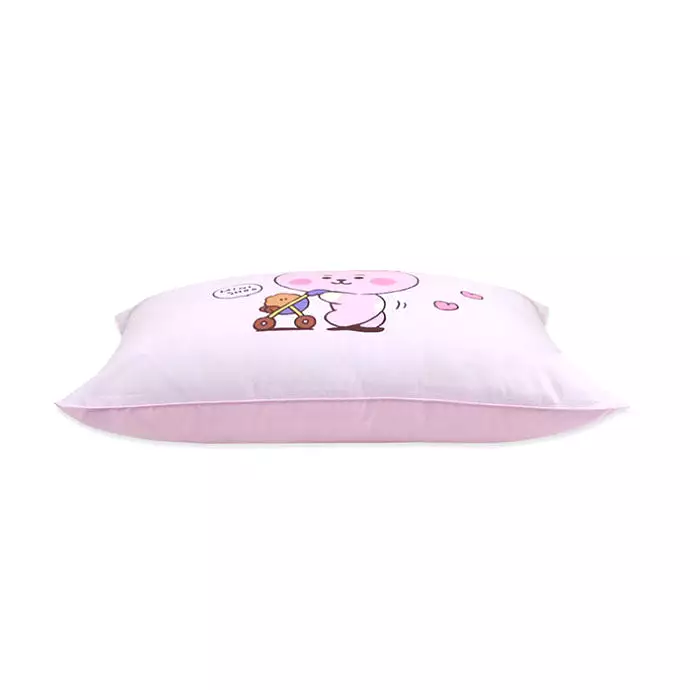 BT21 Little Buddy Pillow Covers Bangtan Boys BTS Cushion Cases 100% Cotton Kpop Home Decor Bedroom Naradeco Line Freinds