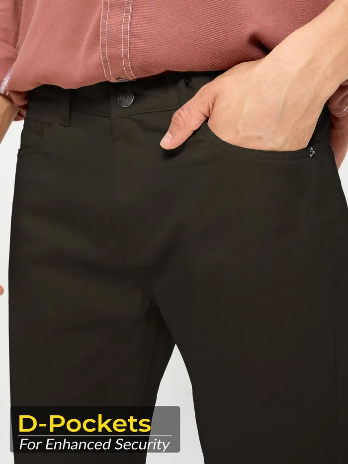 Buy Darkest Brown Mens Chino Pants Online in India at Beyoung