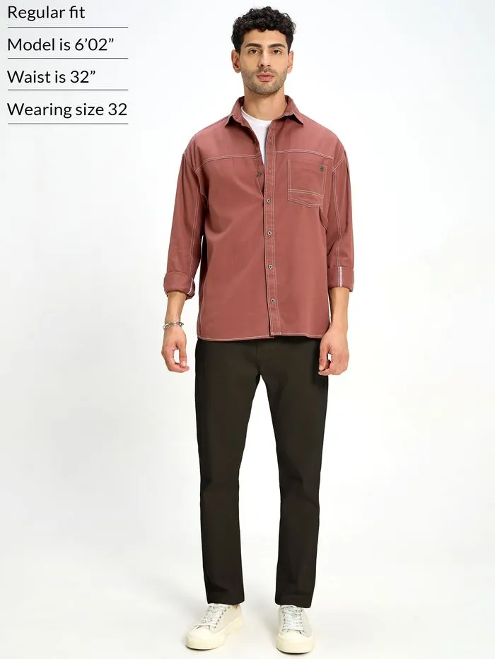 Buy Darkest Brown Mens Chino Pants Online in India at Beyoung