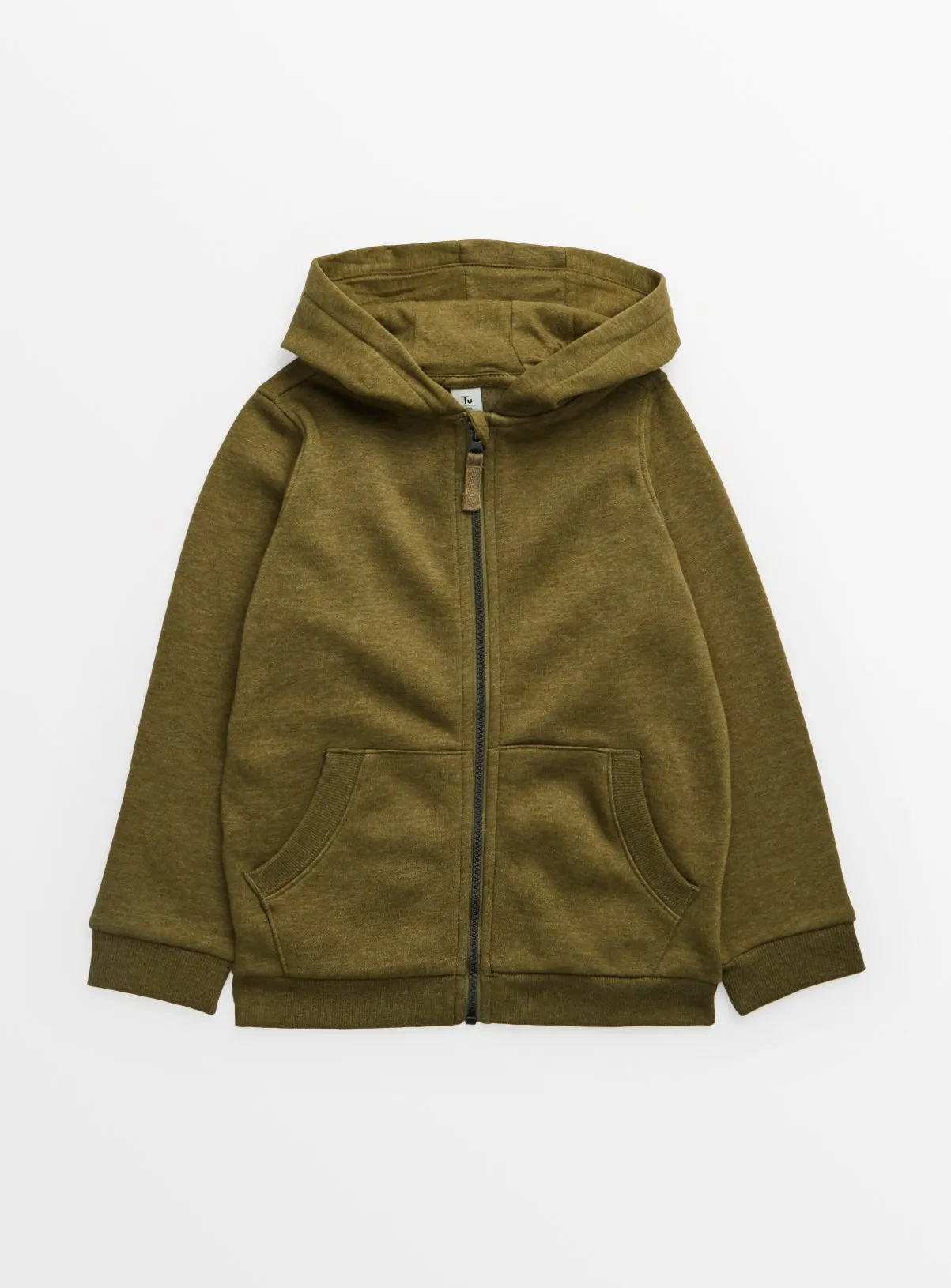 Buy Green Zip Through Hoodie 4 years | Jumpers and hoodies | Tu