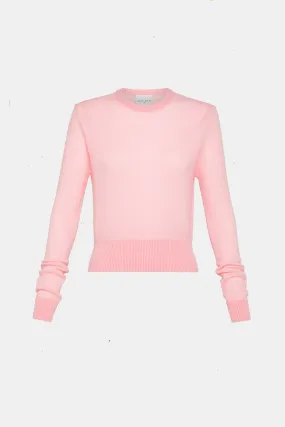 Cashmere Wool Gauze Sweater - Rose