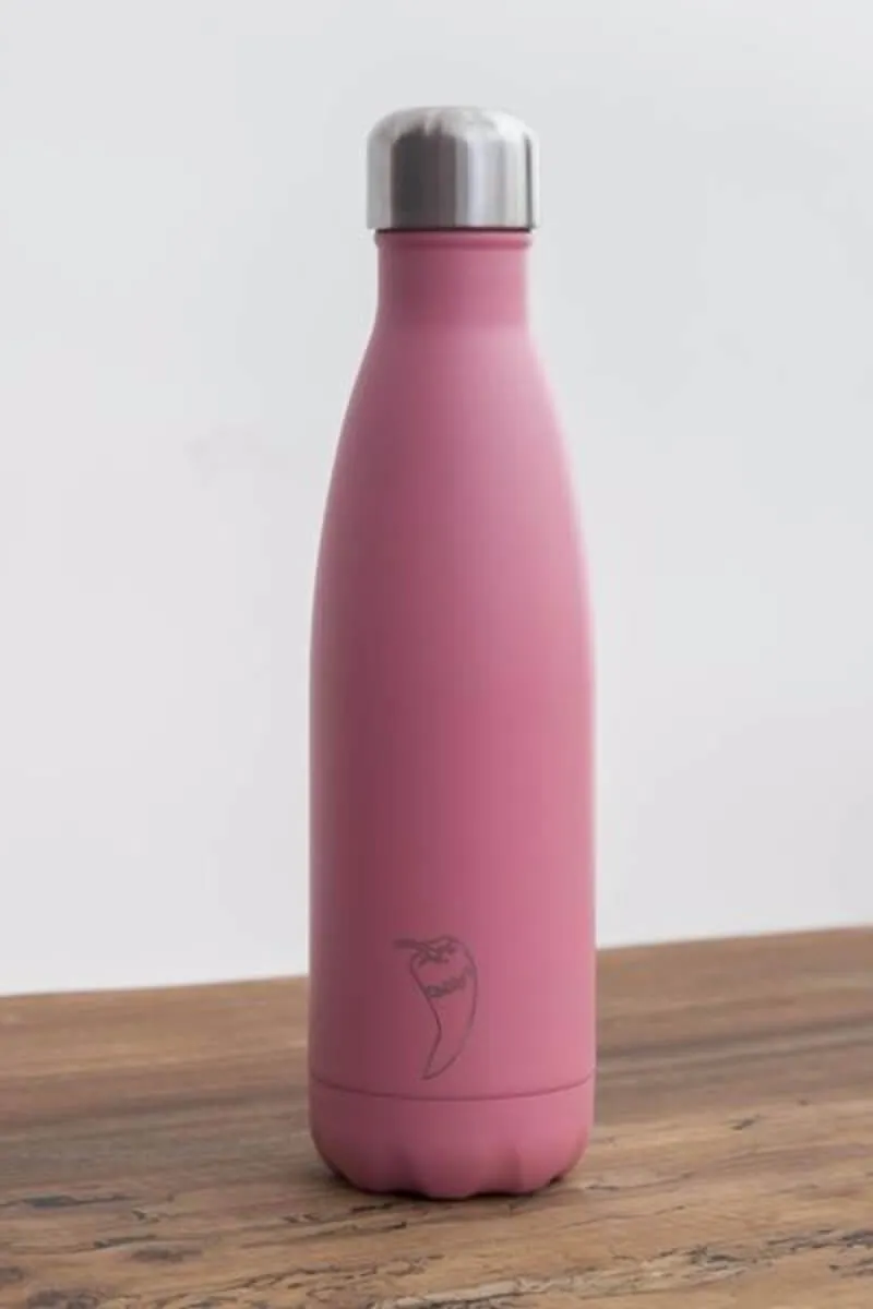 CHILLY // PASTEL PINK WATER BOTTLE - 12H HOT / 24H COLD