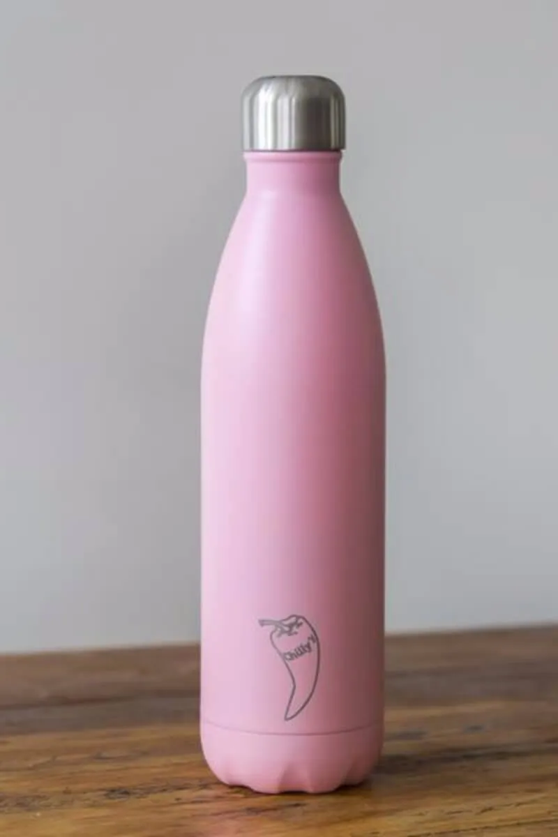 CHILLY // PASTEL PINK WATER BOTTLE - 12H HOT / 24H COLD