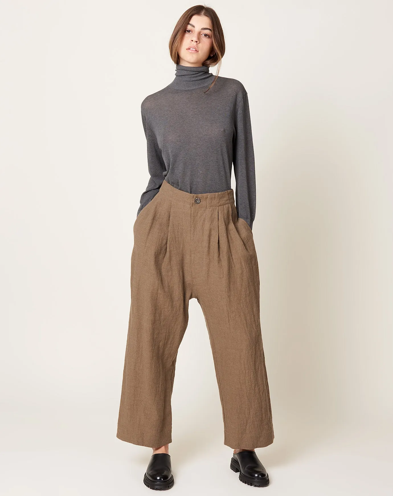 Como Trouser in Loam