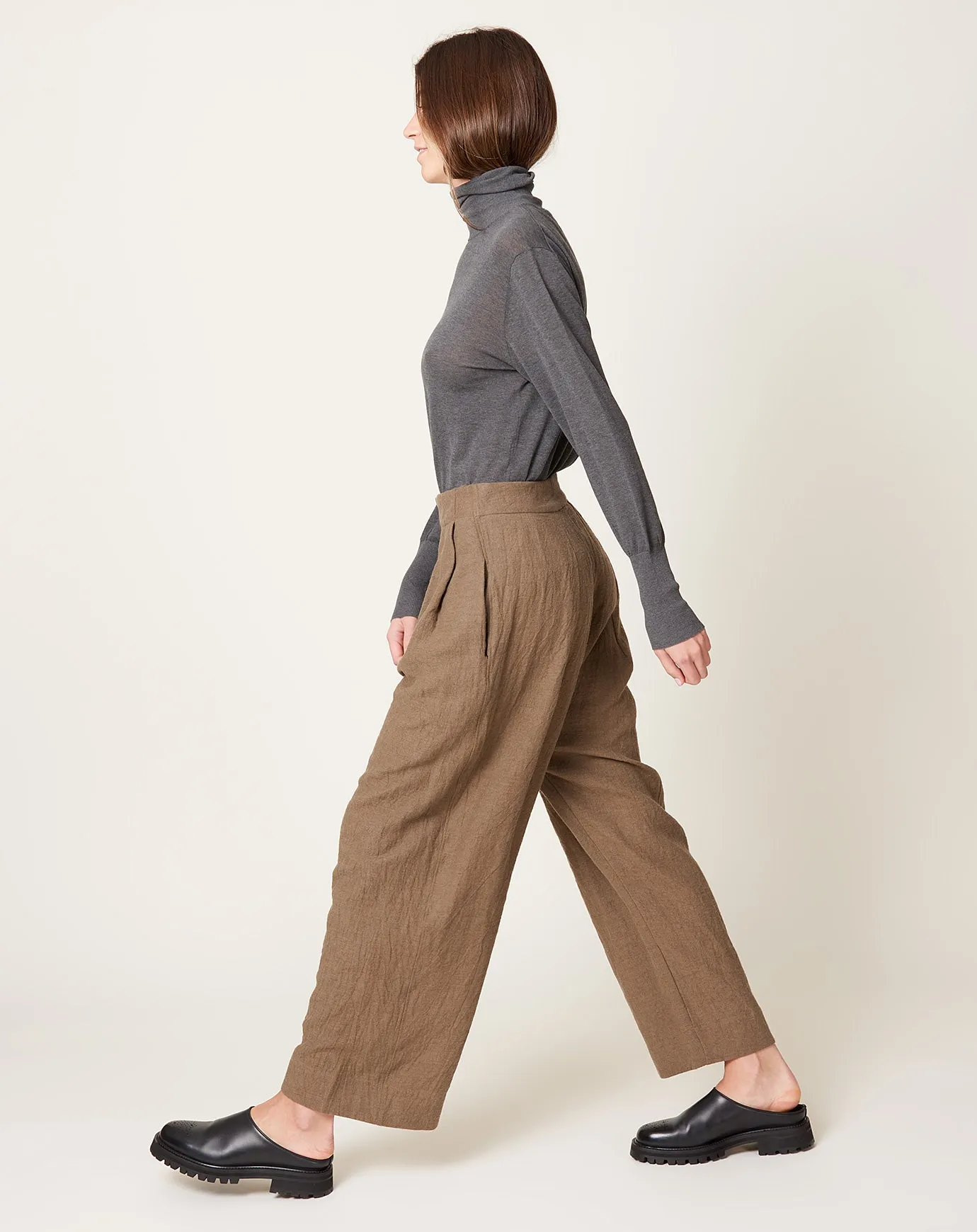 Como Trouser in Loam