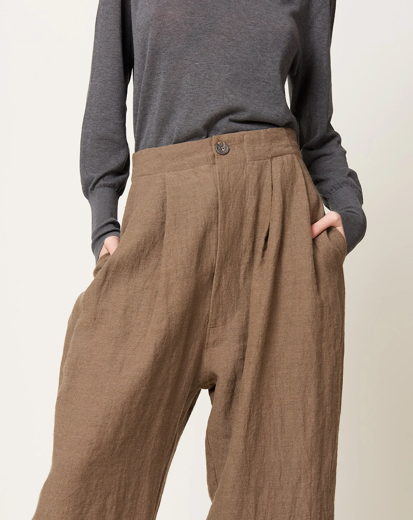 Como Trouser in Loam