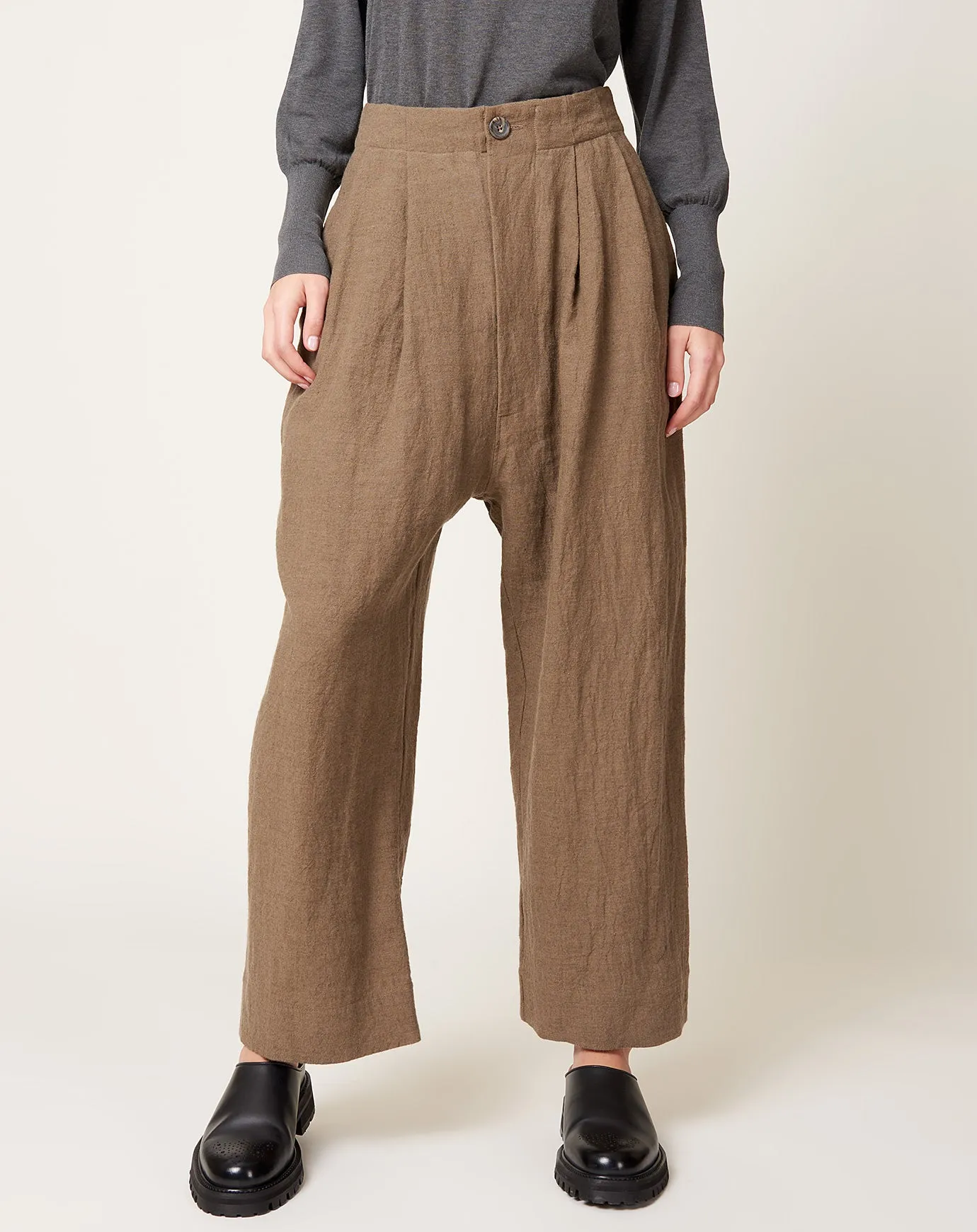 Como Trouser in Loam