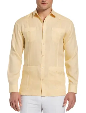 D'Accord Men's Guayabera Shirt Ecru 2268