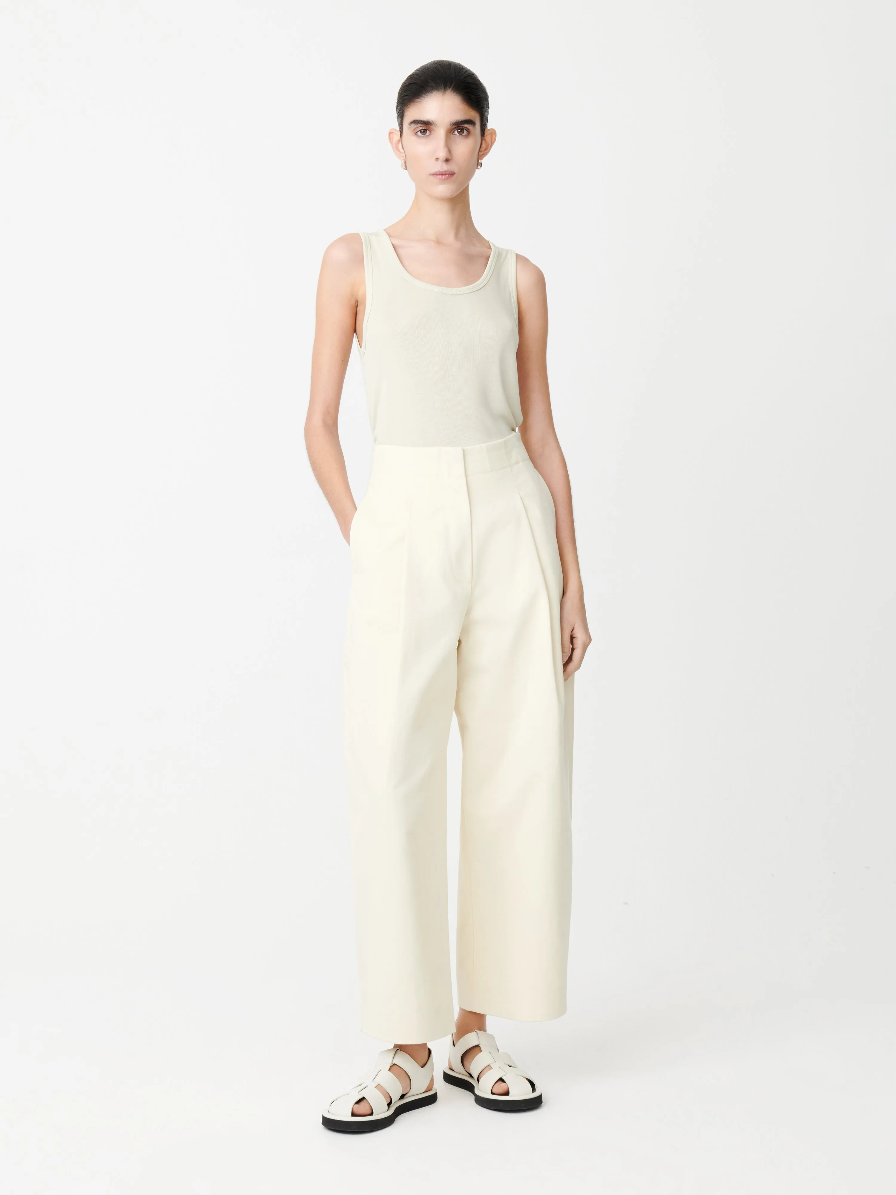 Dordoni Volume Pant In Cream