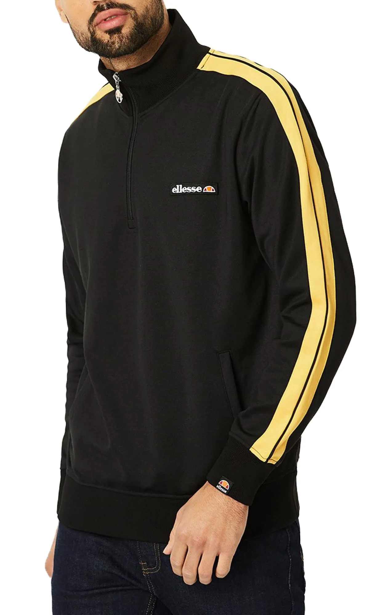 Ellesse Vinio Half Zip Track Top Top Anthracite