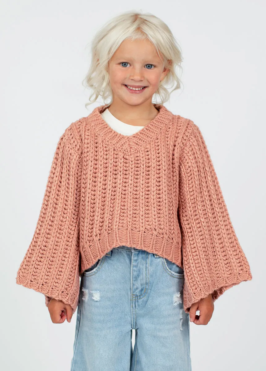 Emily Sweater in Ashe Rose