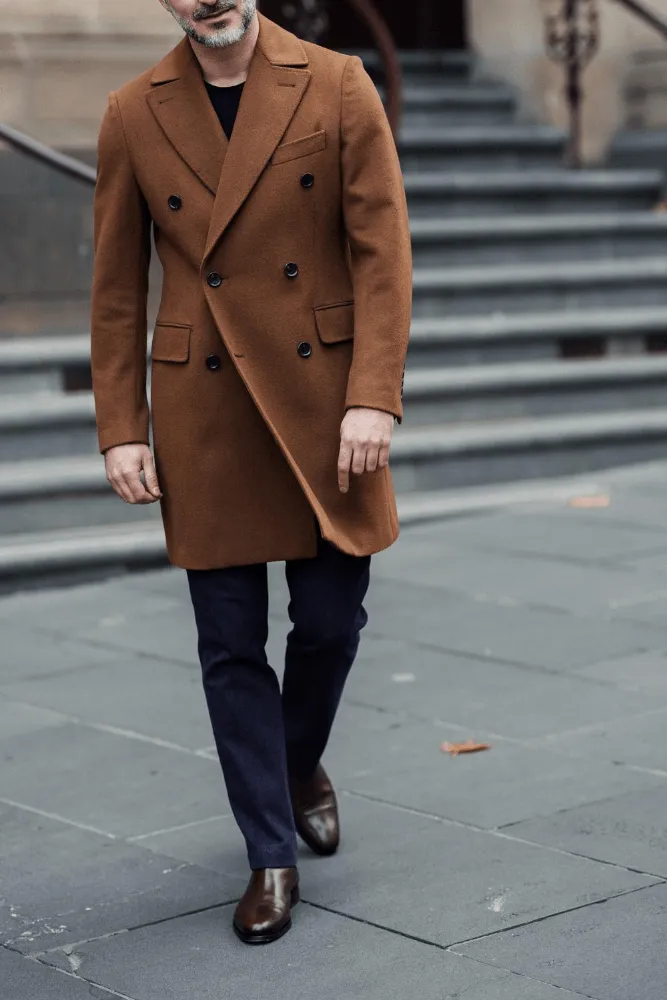 Enzo Coat - Gold Tan