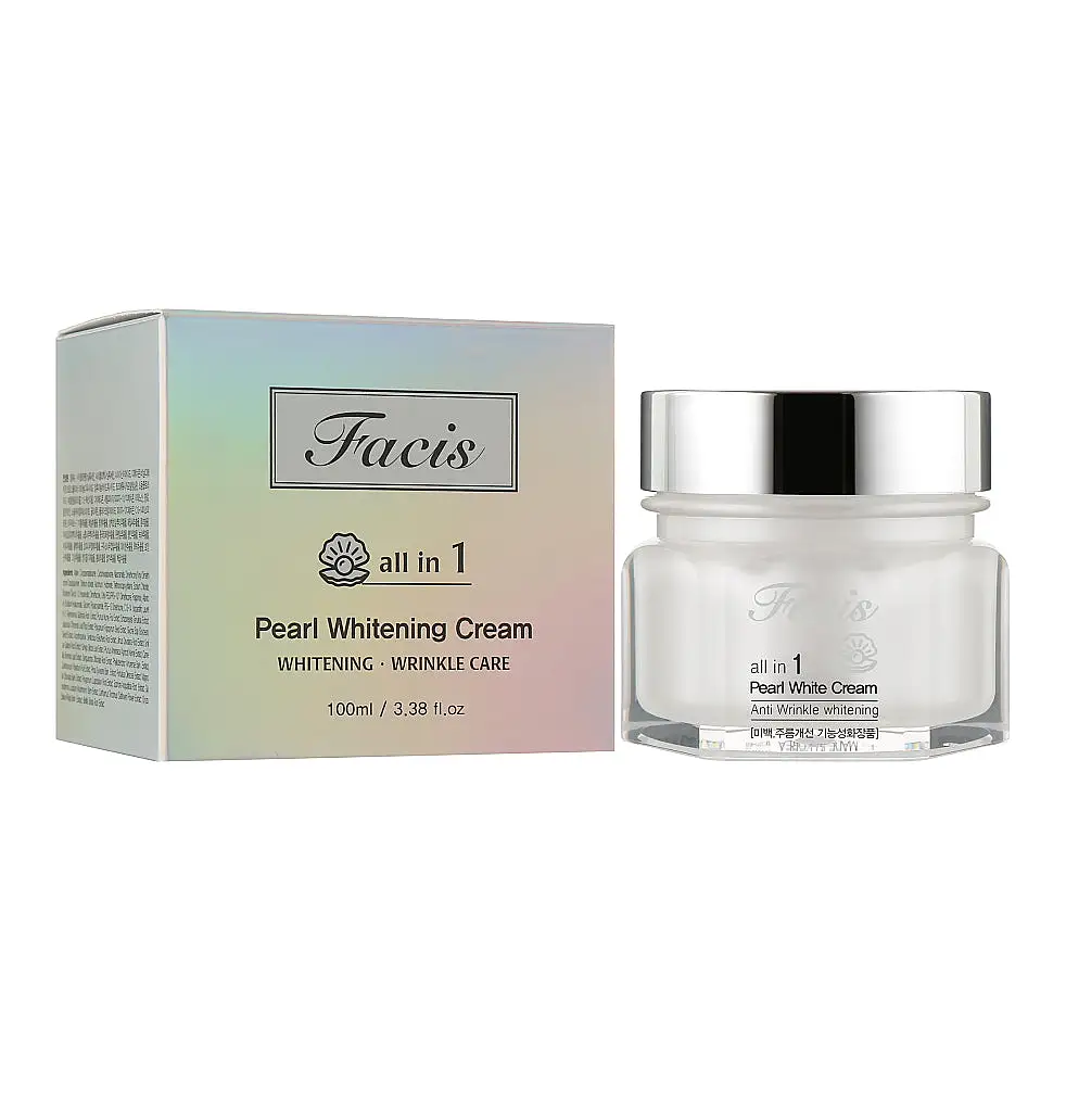 Facis All-In-One Pearl Whitening Creams Face Care Brightening Powder Whitening Facial