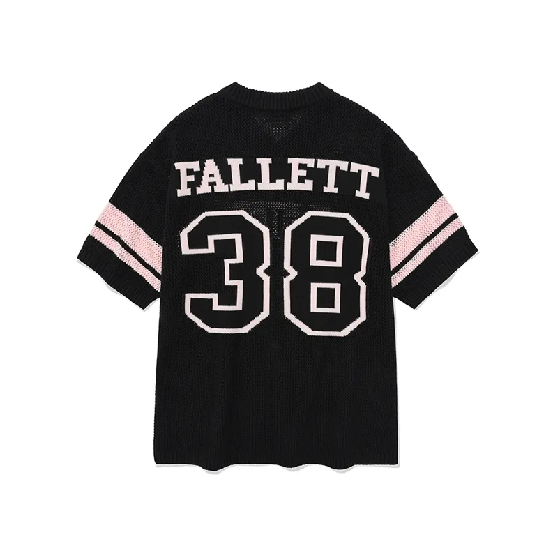 Fallett  |Unisex Street Style Plain Cotton Logo V-neck & Crew neck