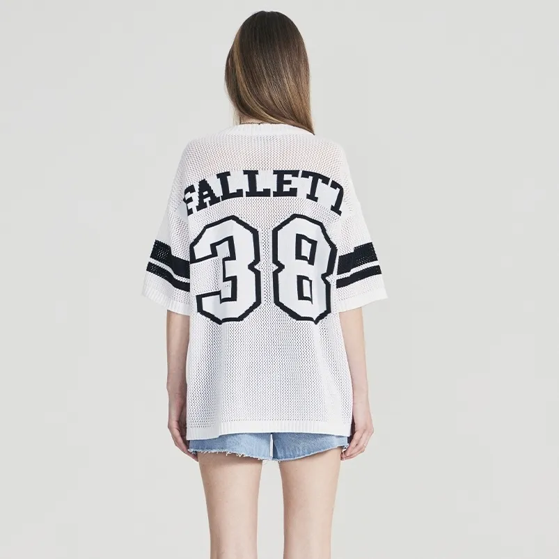 Fallett  |Unisex Street Style Plain Cotton Logo V-neck & Crew neck