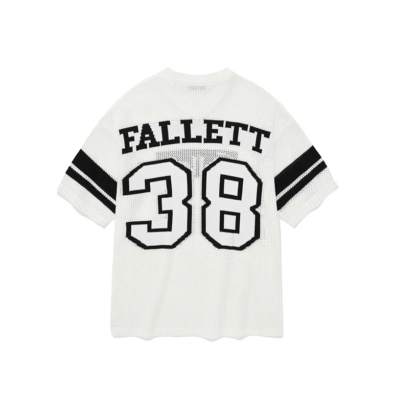 Fallett  |Unisex Street Style Plain Cotton Logo V-neck & Crew neck