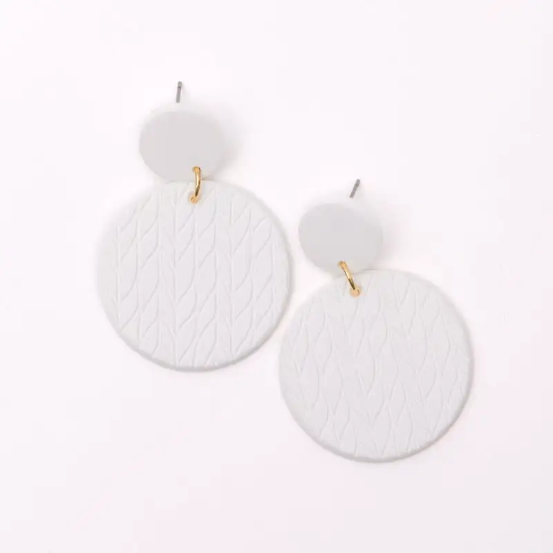 Falling Petals Earrings in Cream