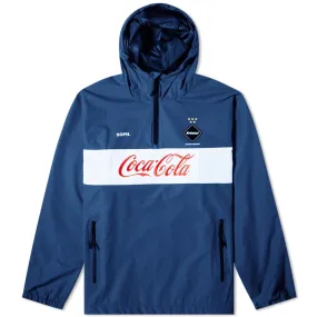 F.C. Real Bristol x Coca-Cola Half Zip AnorakNavy