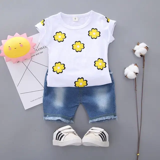 Flowers Newborn baby girl Clothes Sets