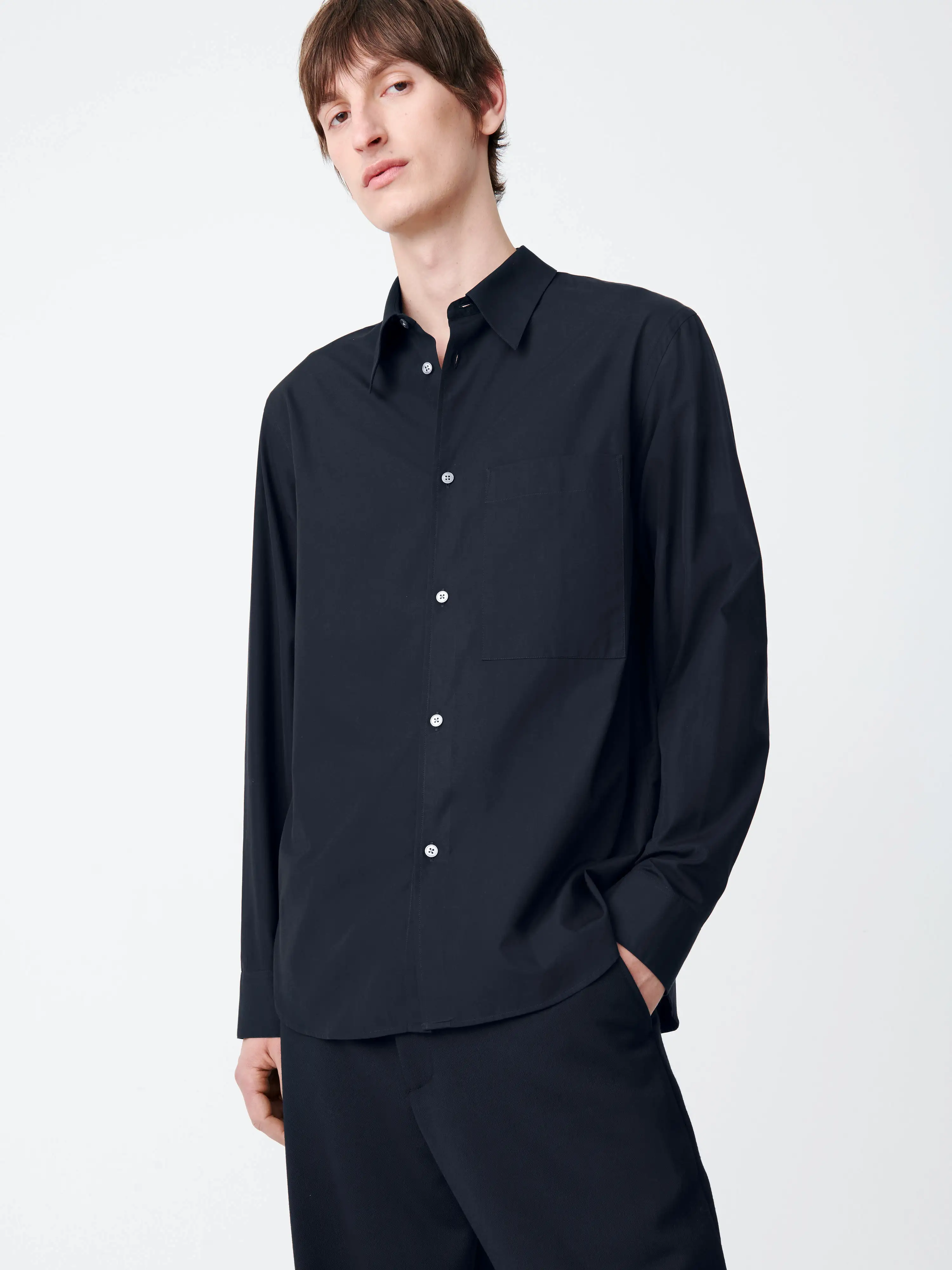 Foxe Shirt in Darkest Navy