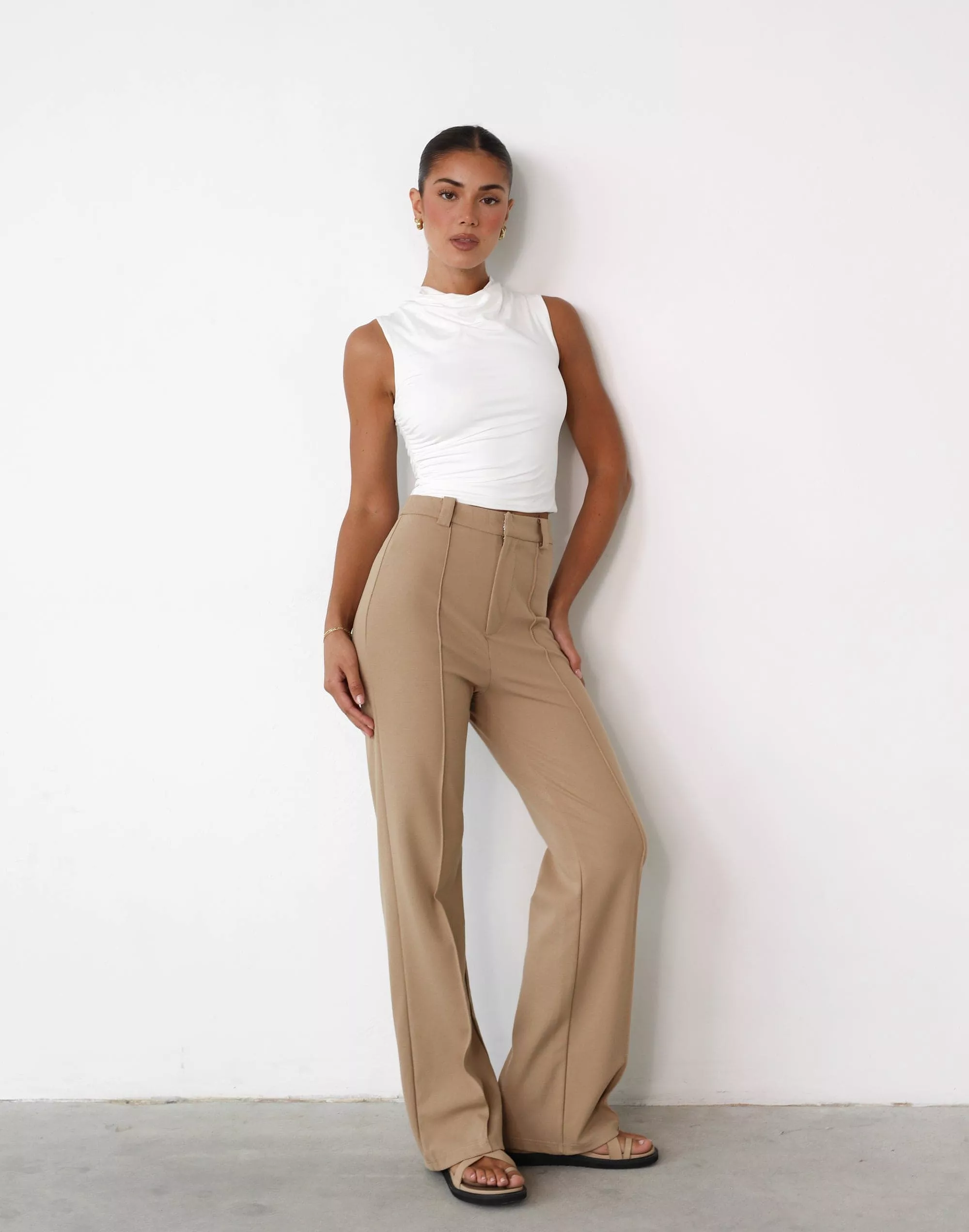 Francine Pants (Beige)