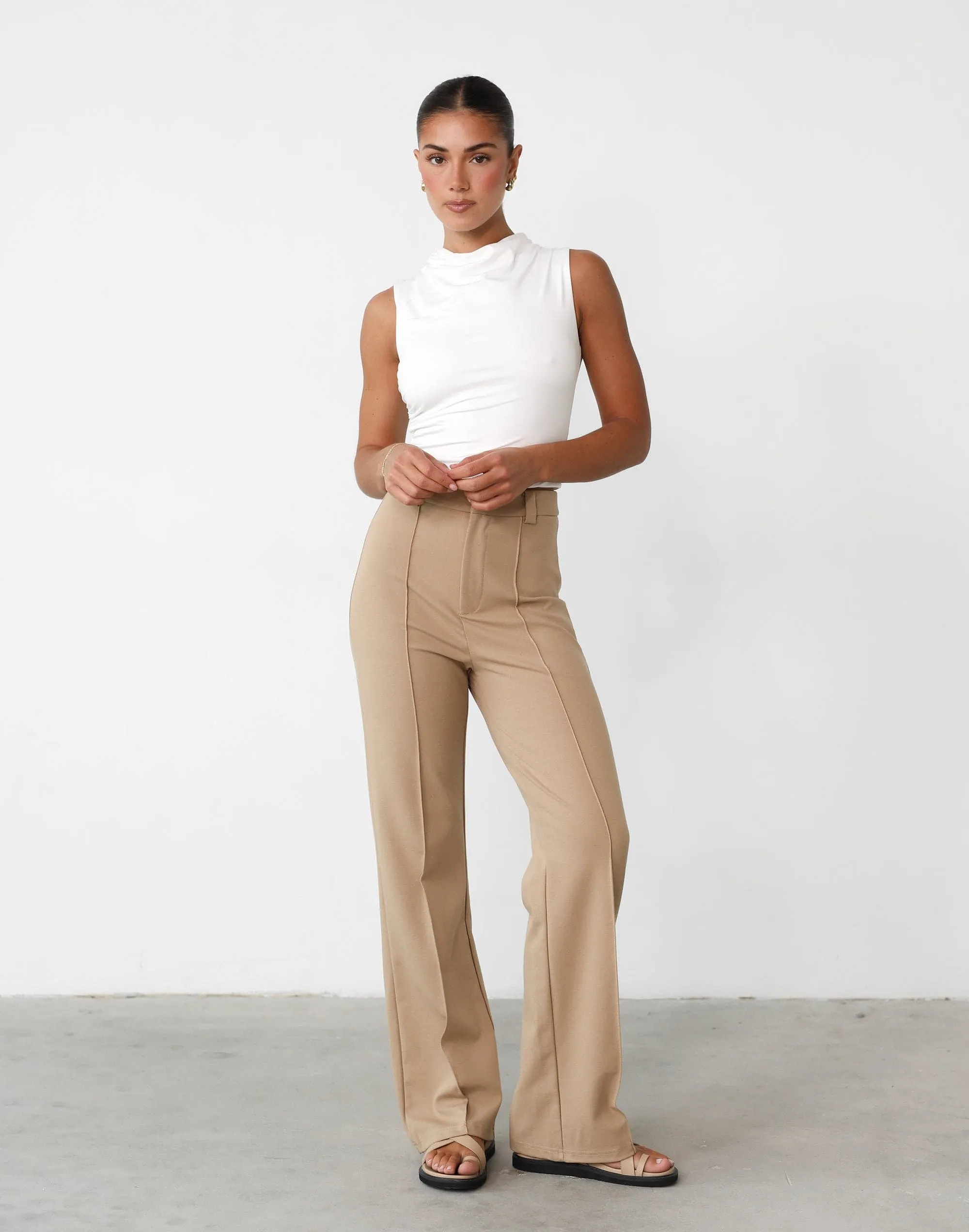 Francine Pants (Beige)