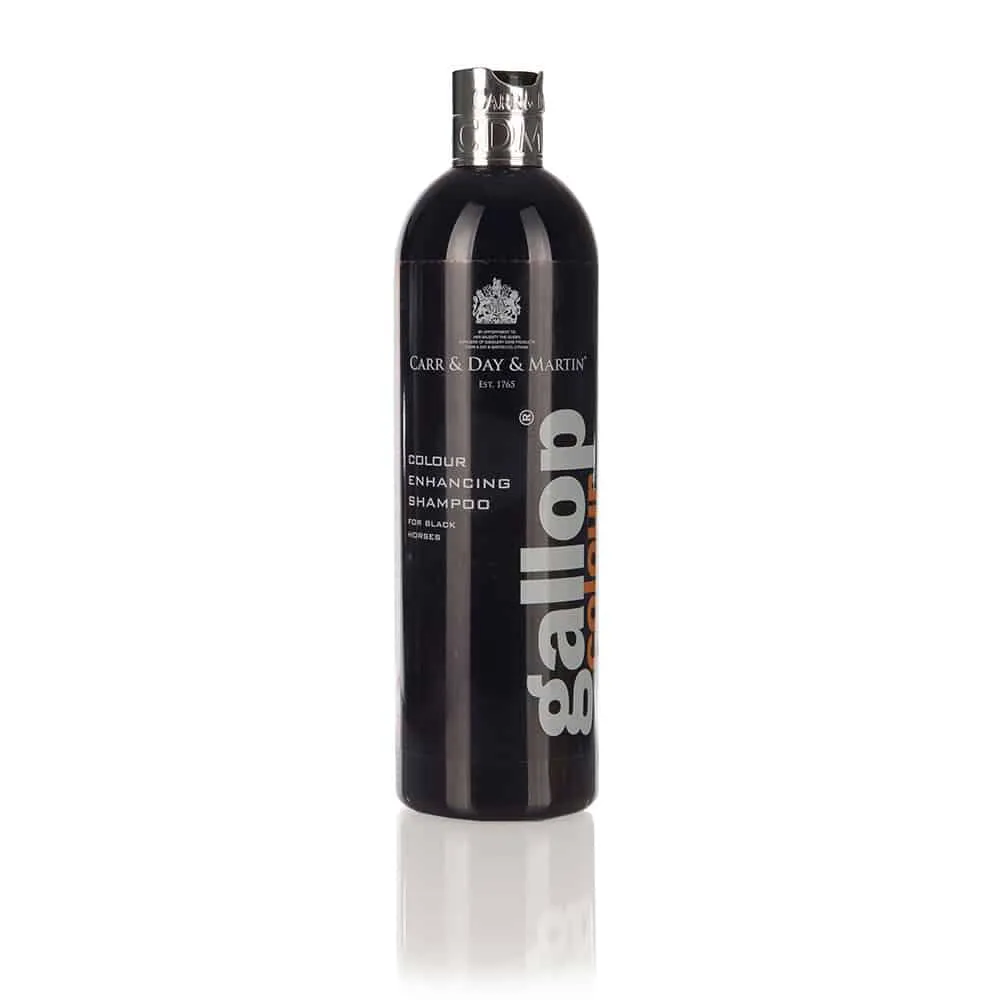 Gallop Colour Enhancing Shampoo for Black Horses 500ml | Ingatestone Saddlery