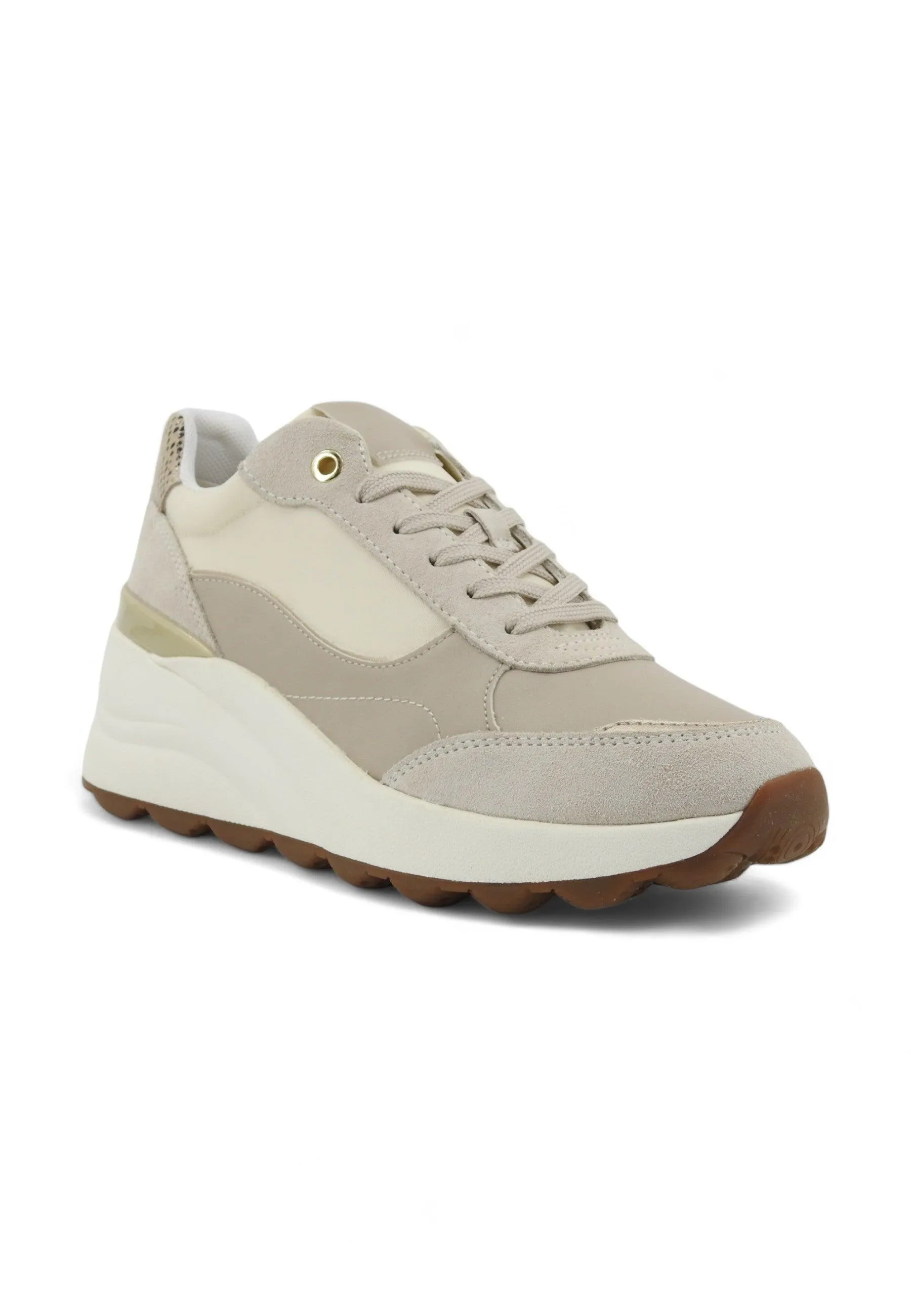 GEOX Spherica Sneaker Donna Light Sand Beige D45WAA05422C5322