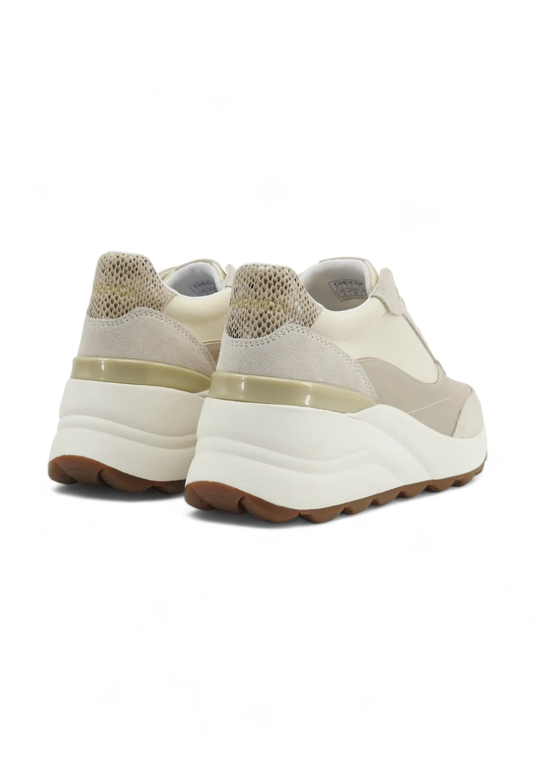 GEOX Spherica Sneaker Donna Light Sand Beige D45WAA05422C5322