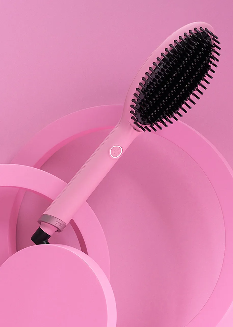 GHD Glide Limited Edition Hot Brush - Fondant Pink Charity Edition  -                         -                     -           